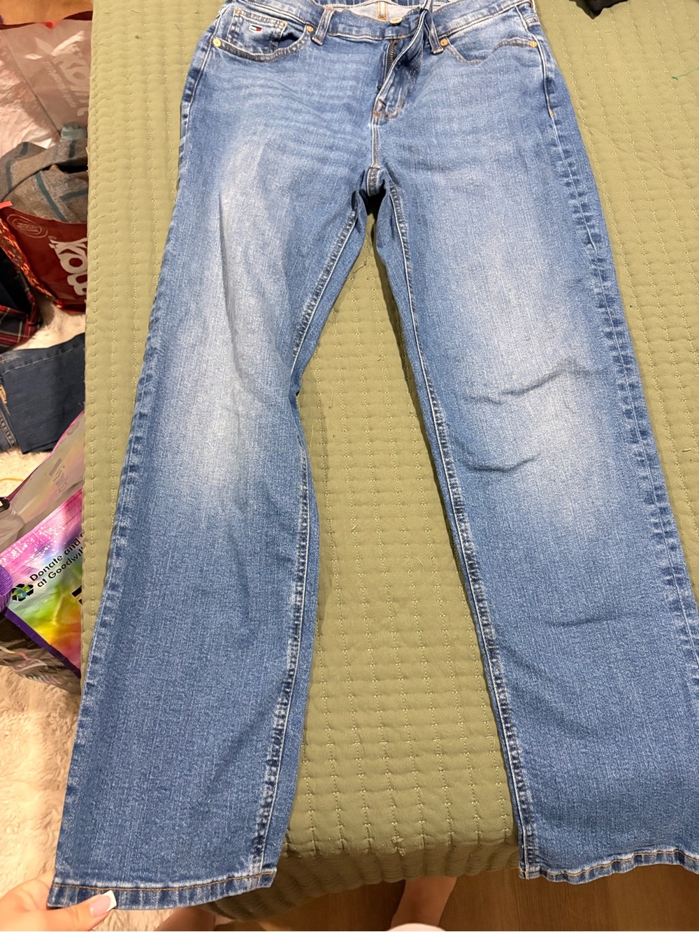 Tommy Hilfiger Light Blue Bootcut Jeans